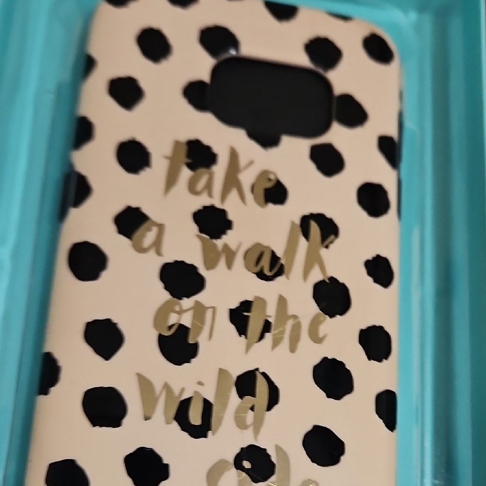 Kate Spade Cream and Black Polka Dot Phone Case - Picture 6 of 8
